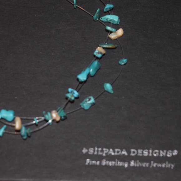 Silpada Turquoise Mother-of-Pearl Necklace - Picture 4 of 6